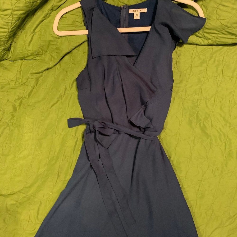 Francesca's blue dress